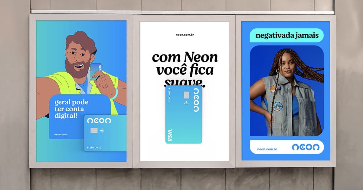 Tipografia branca sobre fundo escuro com o título sobre bancos digitais que querem parecer próximos do cliente