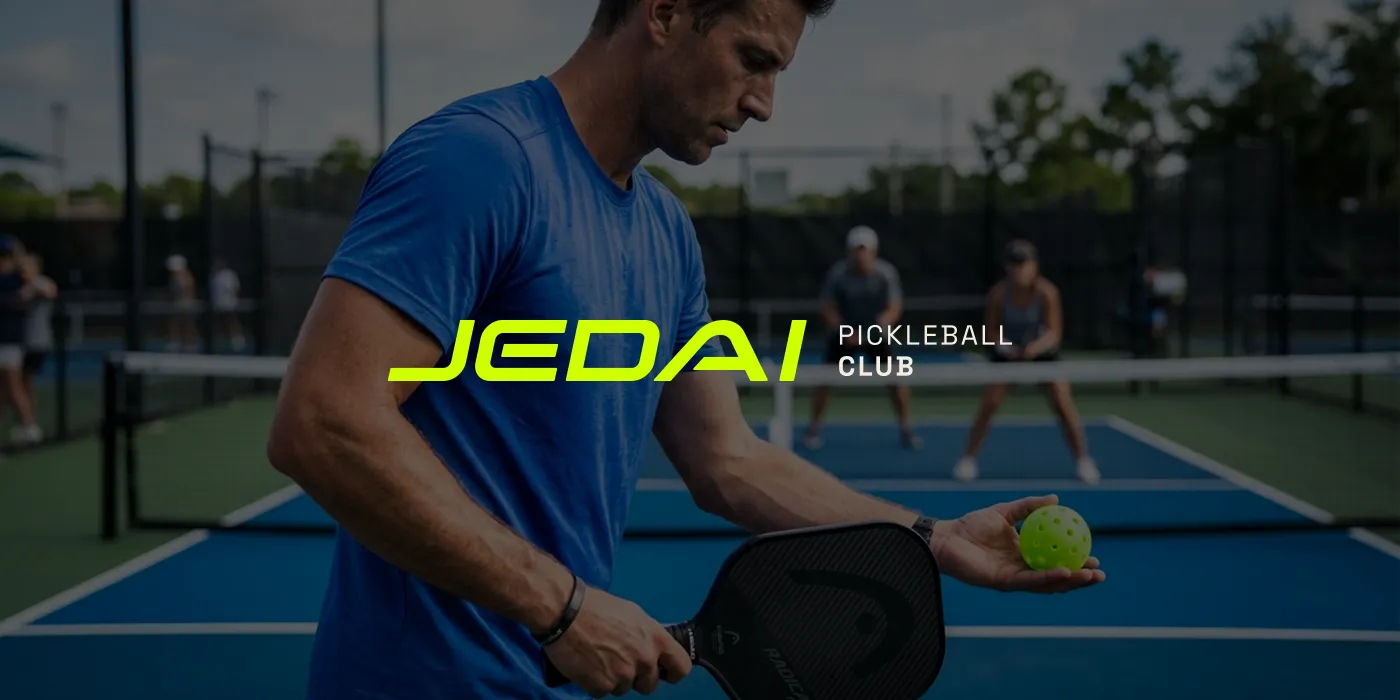Identidade visual Jedai Pickleball — rebranding criado pelo FAMOSO.® em Gramado, RS