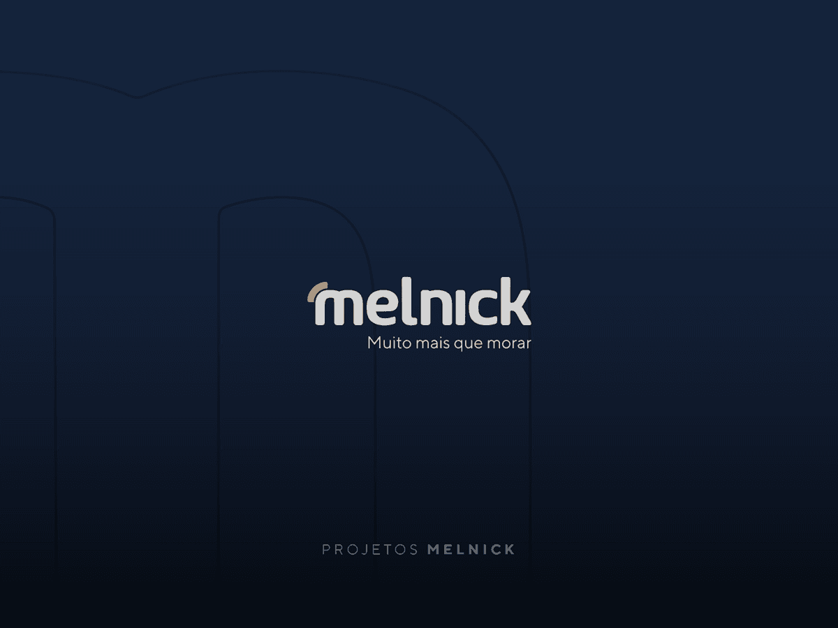 Linguagem visual e direção de arte Melnick — construtora de Porto Alegre, FAMOSO.®