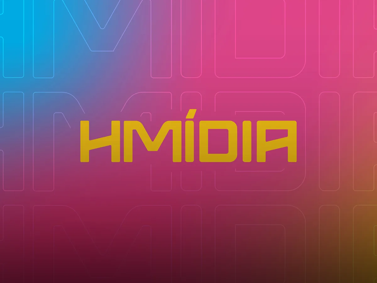 Identidade visual Hmidia, rebranding para empresa de mídia OOH em Porto Alegre pelo FAMOSO.®