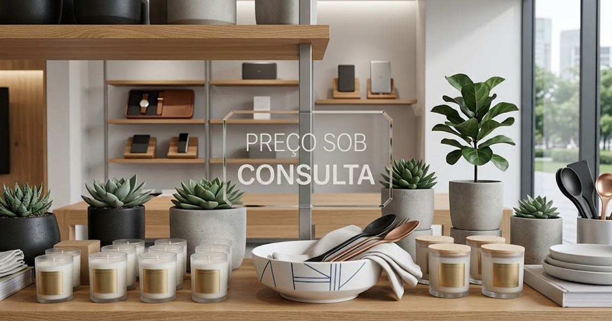 Capa placeholder do rascunho: fundo #1c1c1c com o título 'Preço sob consulta não protege sua margem. Ele te tira da lista' em tipografia Neue Haas Grotesk na cor #ededed, sem imagem final definida.
