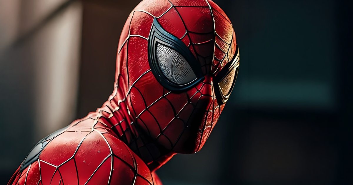 Tipografia branca sobre fundo escuro com o título sobre reboot de marca a partir do exemplo do Homem-Aranha